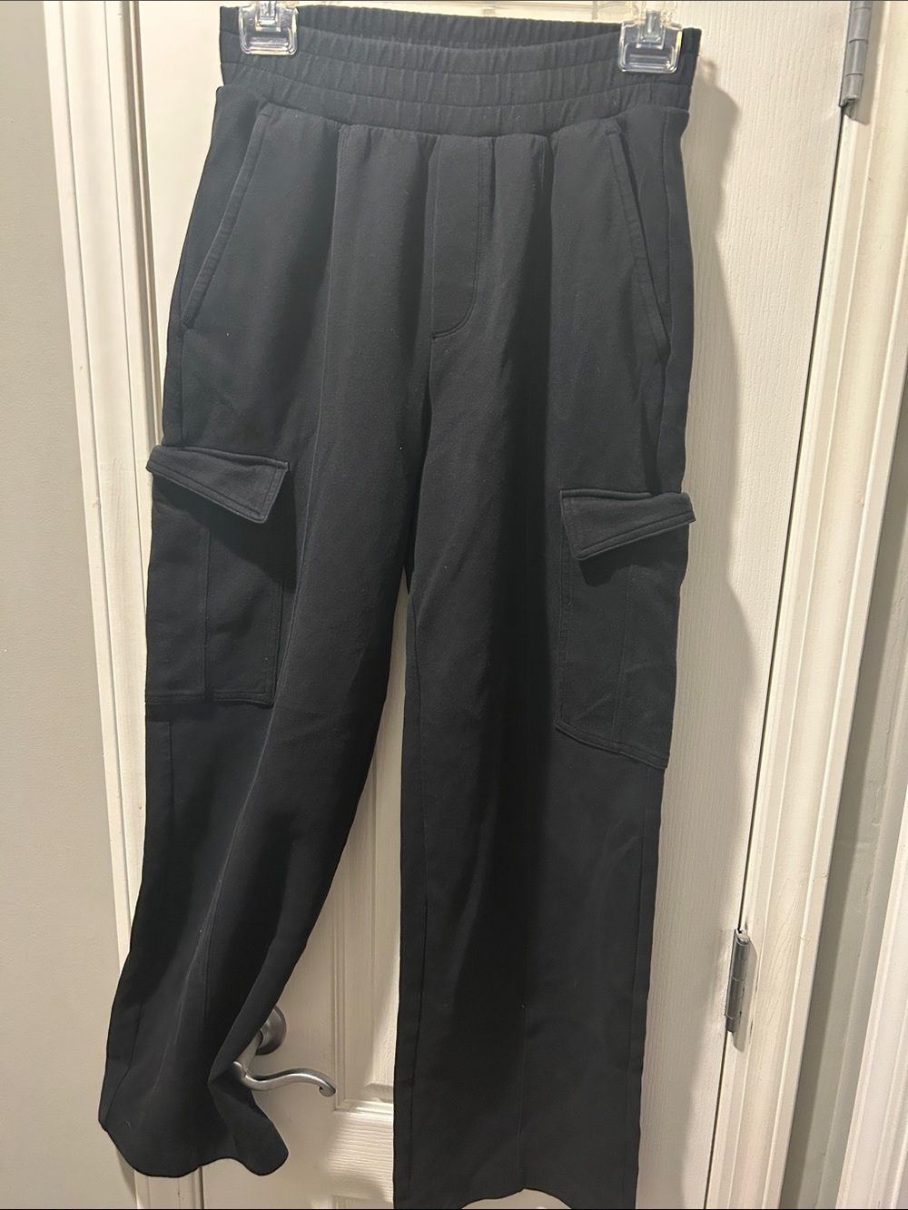 Old Navy Black Maxi Cargo Skirt with Elastic Waistband